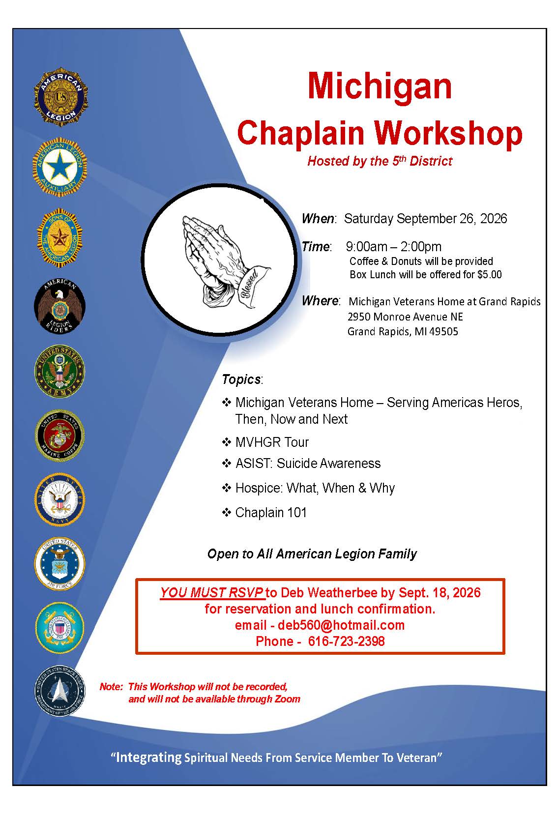 Chaplain Flyer 7.26